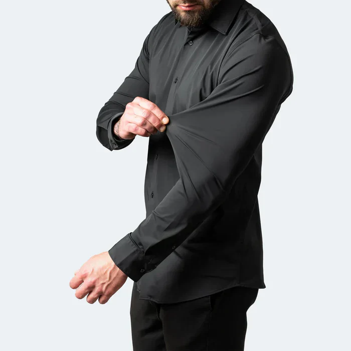 Stretch Comfort Wrinkle-Free Herrenhemd, pflegeleicht und flexibel - Image 3