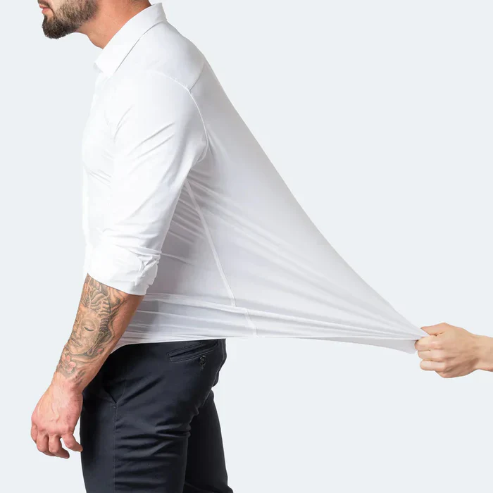 Stretch Comfort Wrinkle-Free Herrenhemd, pflegeleicht und flexibel - Image 4