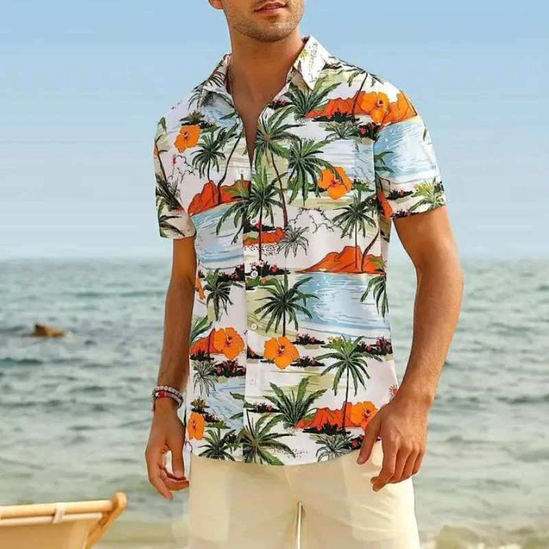 Stylisches Herren kurzarm Hemd im Cancun Stil - Image 10