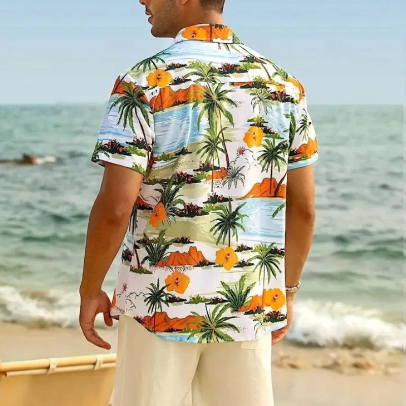 Stylisches Herren kurzarm Hemd im Cancun Stil - Image 11