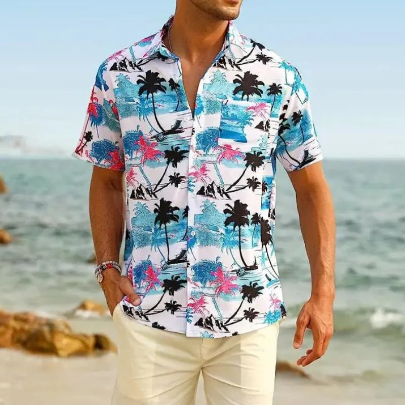 Stylisches Herren kurzarm Hemd im Cancun Stil - Image 6