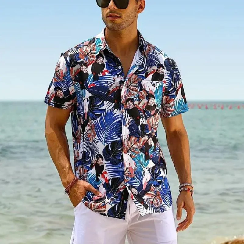 Stylisches Herren kurzarm Hemd im Cancun Stil - Image 8