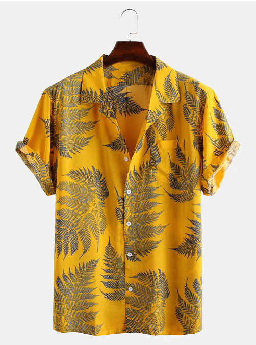 Stylisches Tropical Herren Freizeithemd mit Print - Image 4