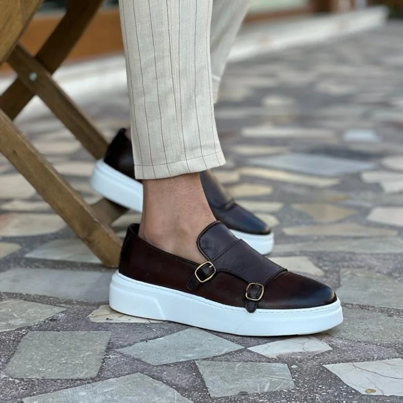 Super Bequeme Herren Slip-On Leder Loafers - Image 2