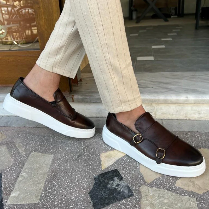 Super Bequeme Herren Slip-On Leder Loafers - Image 3