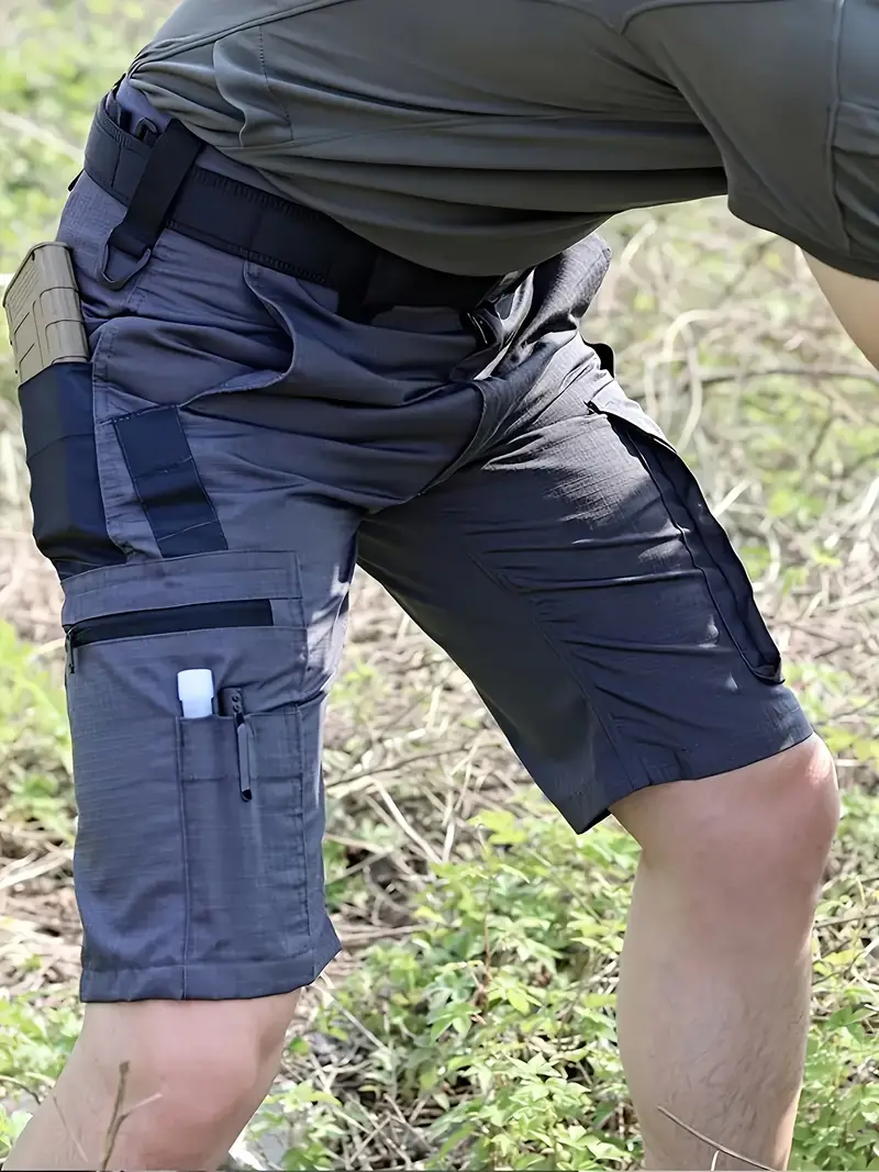Outdoor Cargo-Shorts mit mehreren Taschen für Herren - Image 2