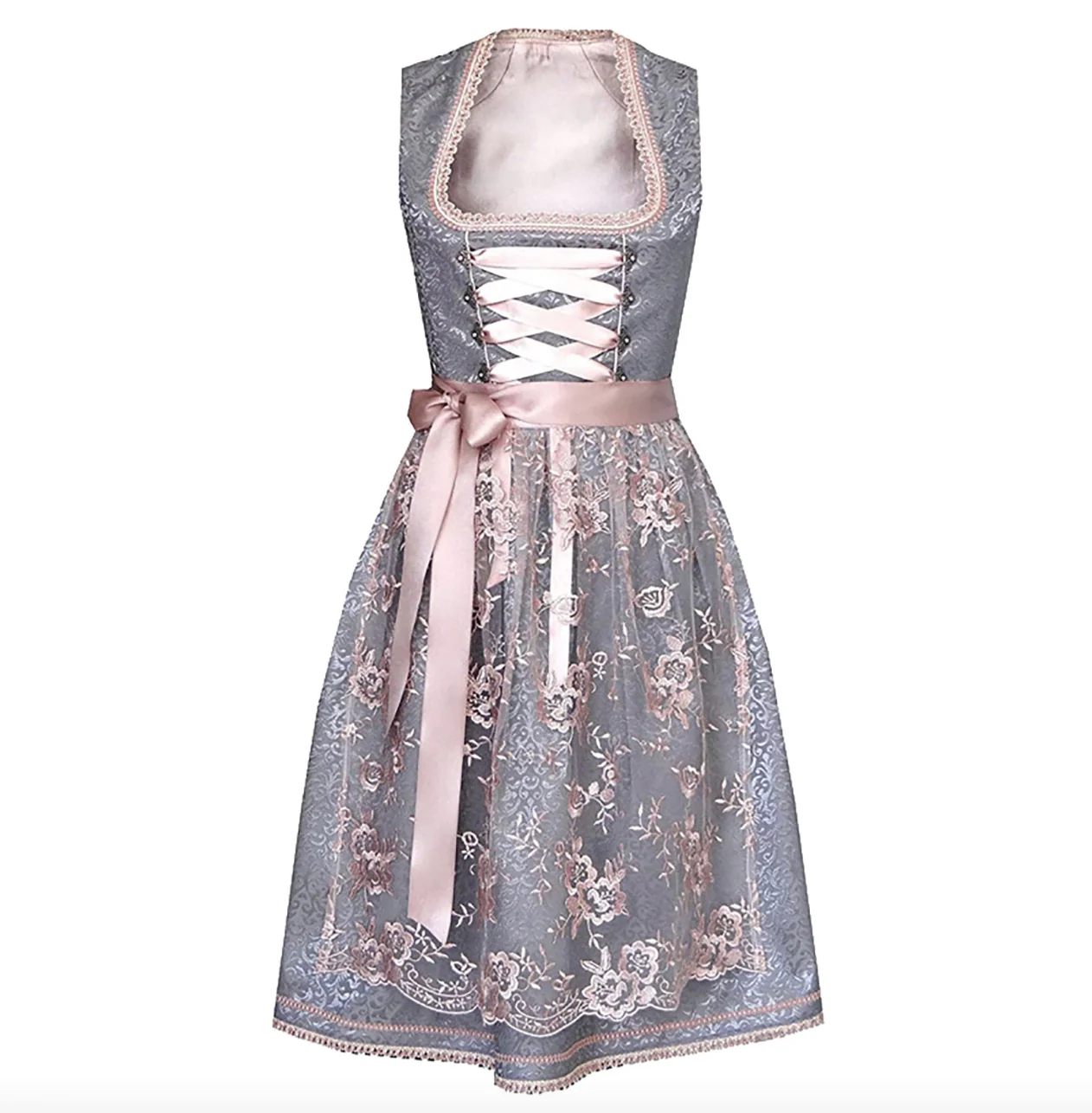 Traditionelles 3-teiliges Damen Dirndl Set mit Schürze - Image 4