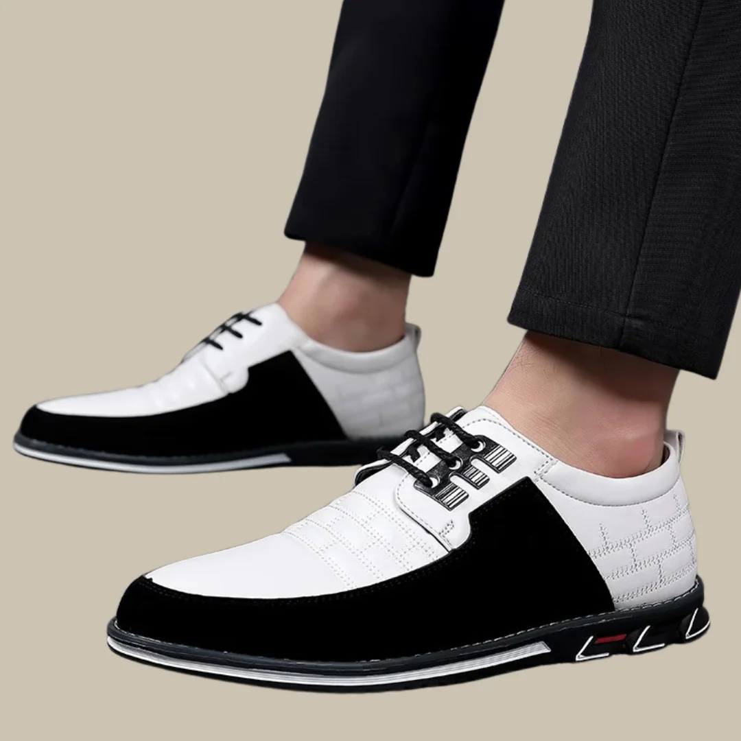 Elegante, lässige Herren Business-Schuhe mit Schnürsenkeln - Image 2