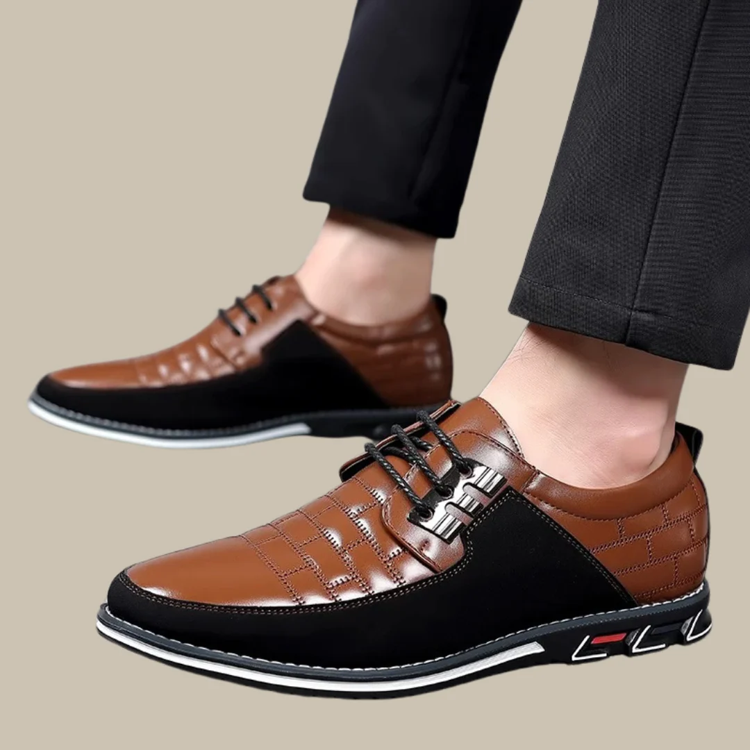 Elegante, lässige Herren Business-Schuhe mit Schnürsenkeln - Image 3