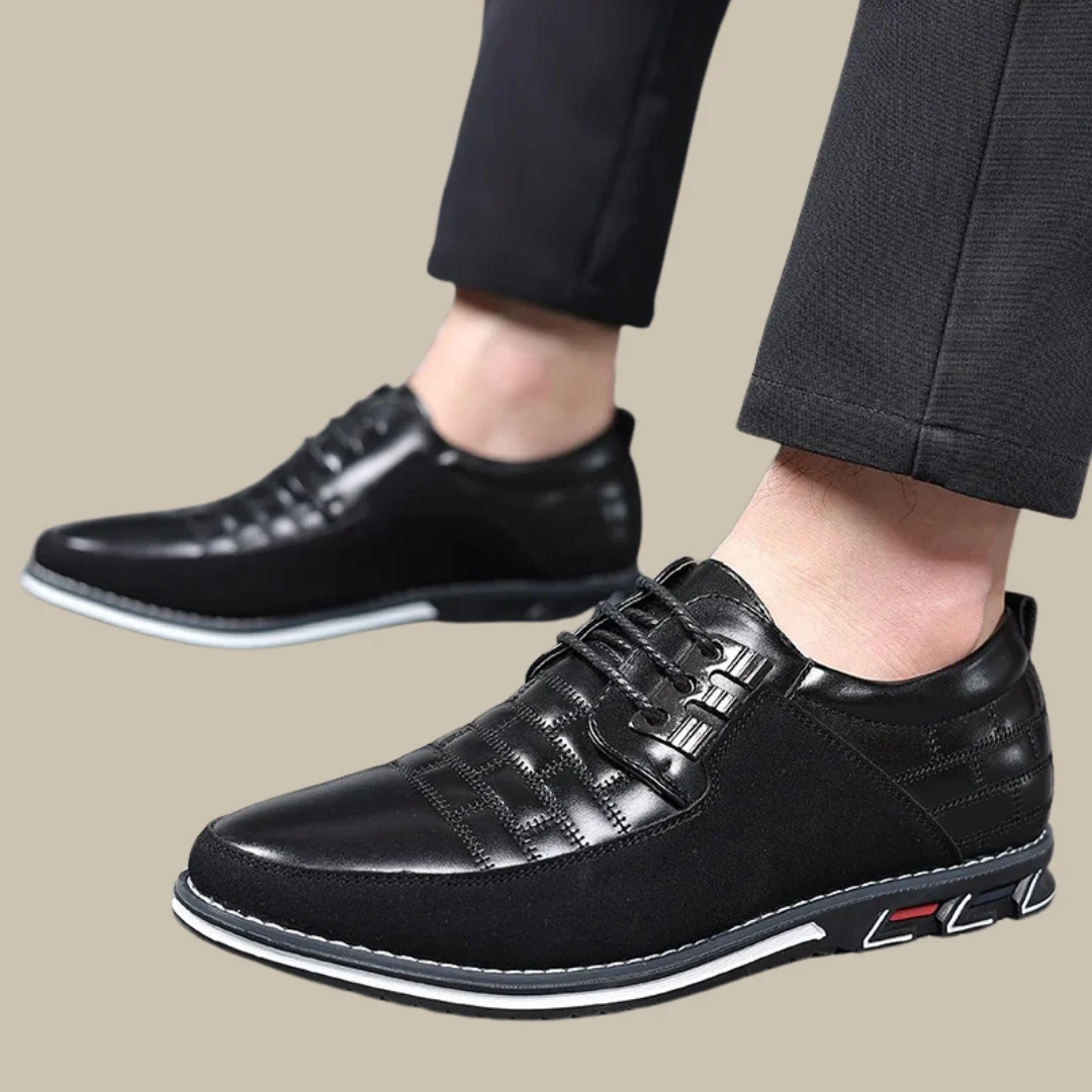 Elegante, lässige Herren Business-Schuhe mit Schnürsenkeln - Image 4