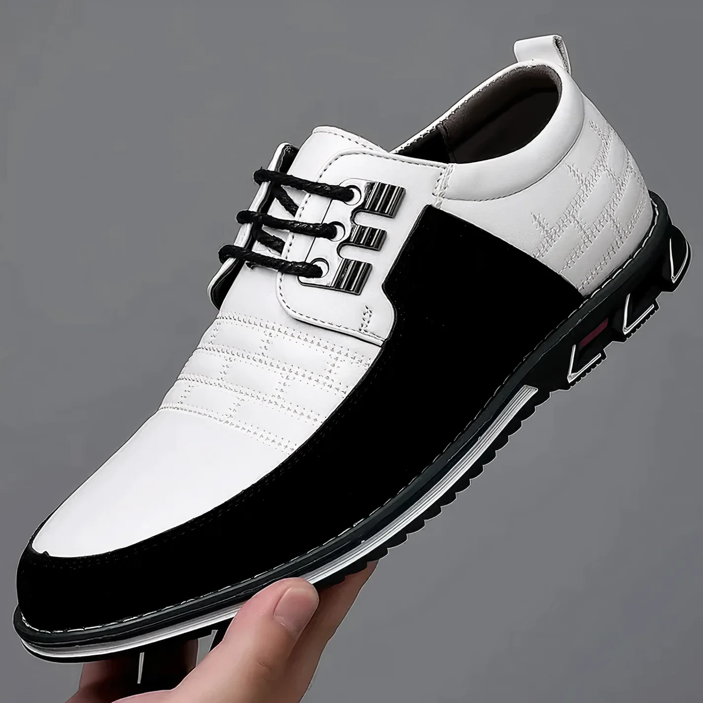 Elegante, lässige Herren Business-Schuhe mit Schnürsenkeln - Image 9