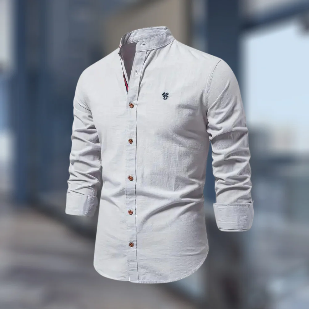 Trendiges langärmeliges Poloshirt für Herren - Image 6