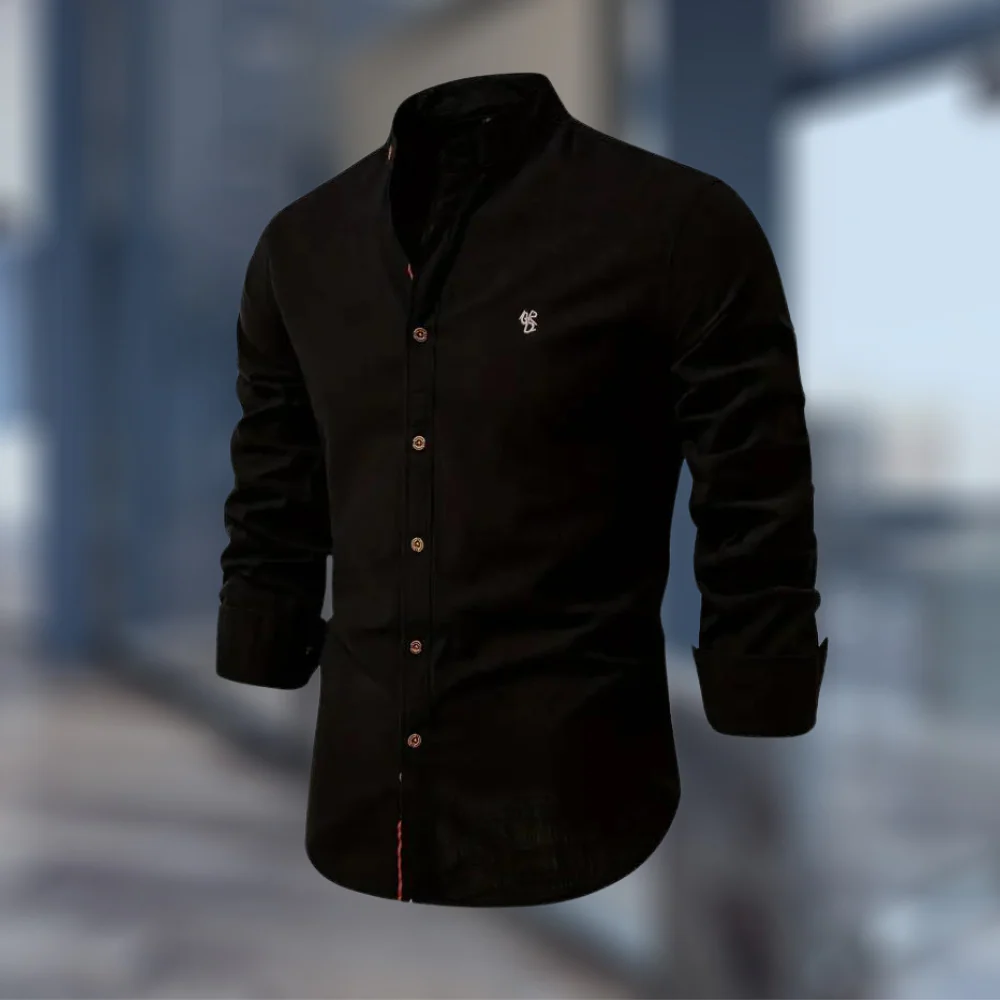 Trendiges langärmeliges Poloshirt für Herren - Image 7