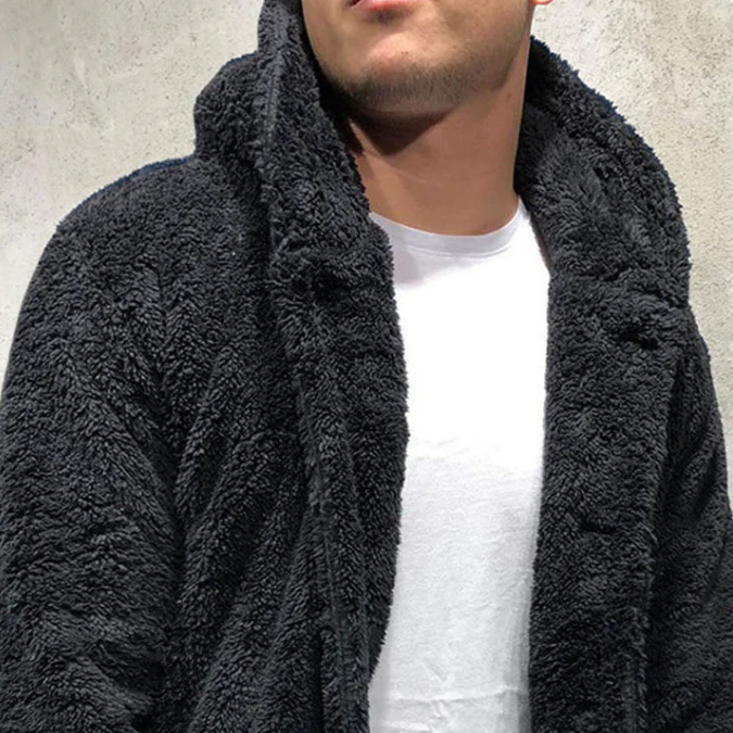 Warmer Fleece Kapuzenpullover für Herren - Image 7