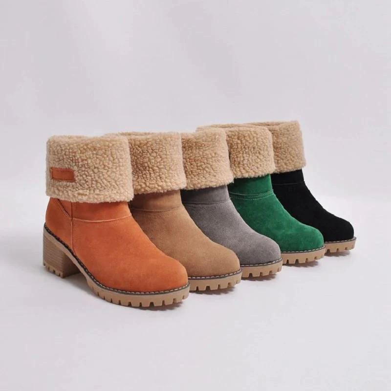 Warme gefütterte Damenstiefel für den Winter - Image 8