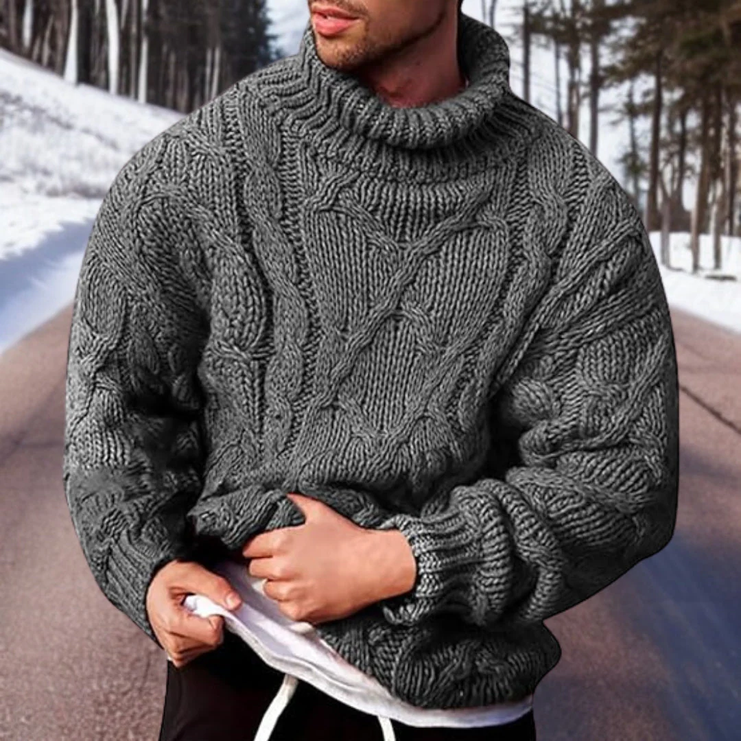 Warmer Strickpullover für Herren - Komfortabel und Vielseitig - Image 2