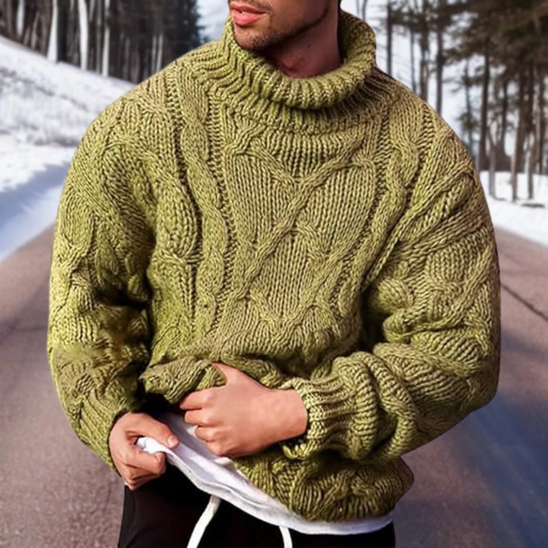 Warmer Strickpullover für Herren - Komfortabel und Vielseitig - Image 3
