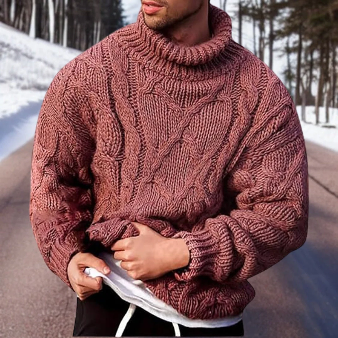 Warmer Strickpullover für Herren - Komfortabel und Vielseitig - Image 4