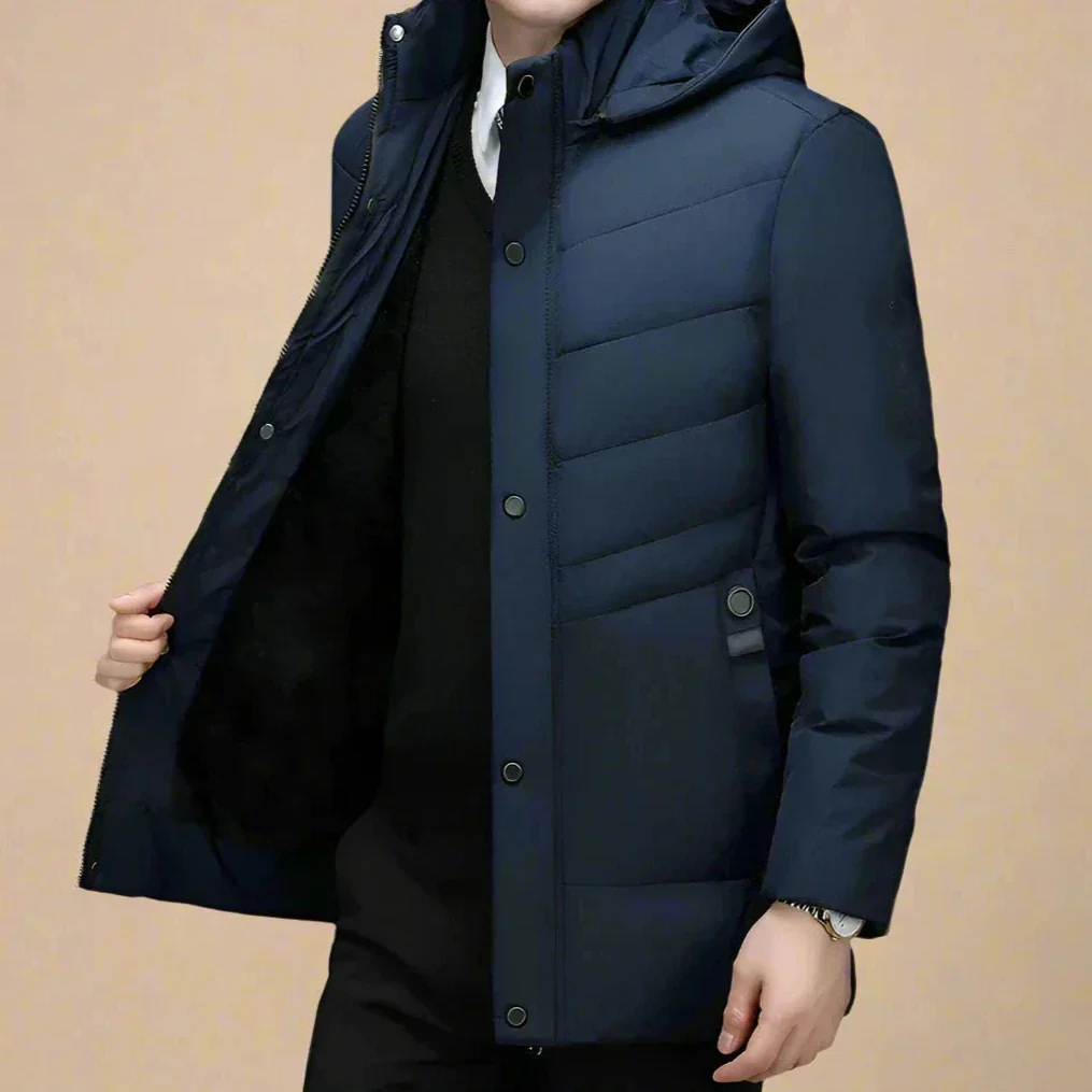 Wasserdichte Warme Parka Winterjacke für Männer - Image 2