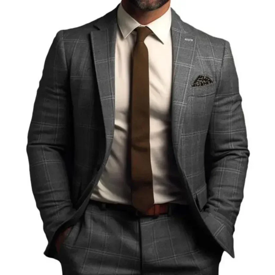 Elegantes Herren Sakko mit Karomuster - Image 3