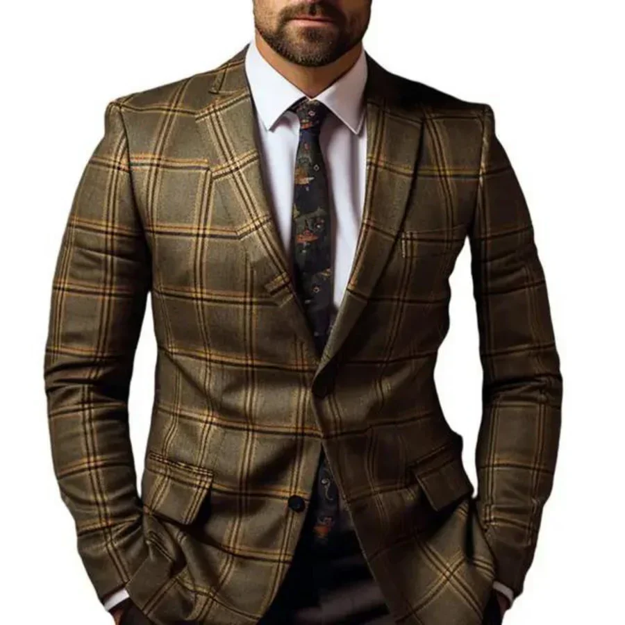Elegantes Herren Sakko mit Karomuster - Image 4