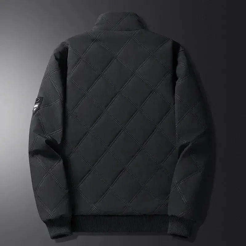 Windichte Herren Winter Jacke mit Fleece Innenfutter - Image 3
