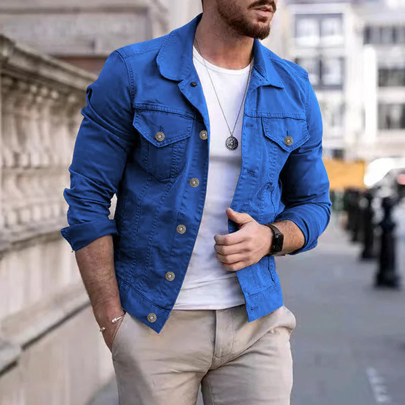 Zeitlose klassische Herren Jeansjacke - strapazierfähig und stilvoll - Image 2