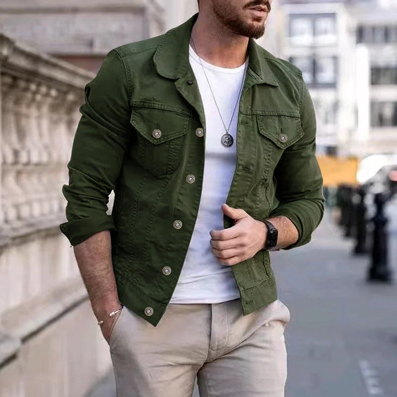 Zeitlose klassische Herren Jeansjacke - strapazierfähig und stilvoll - Image 4
