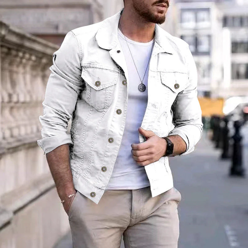 Zeitlose klassische Herren Jeansjacke - strapazierfähig und stilvoll - Image 5