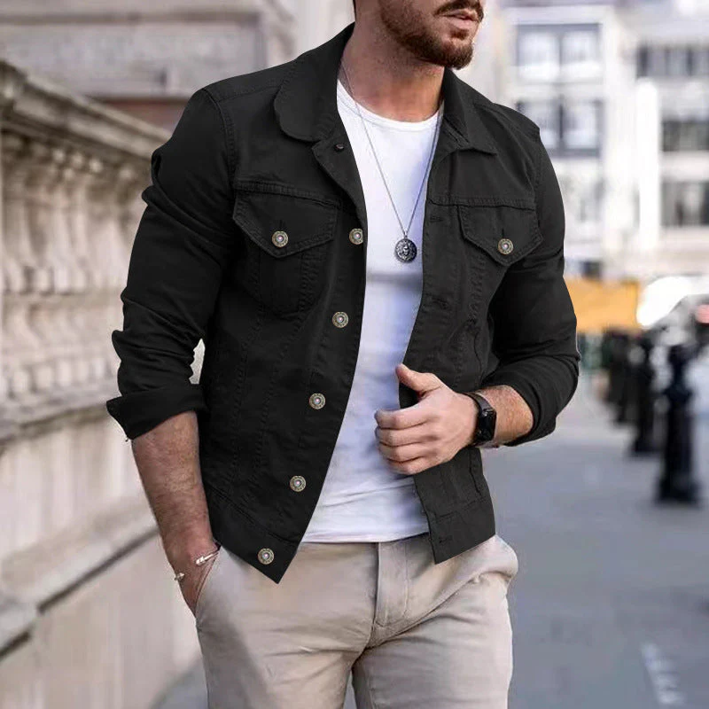 Zeitlose klassische Herren Jeansjacke - strapazierfähig und stilvoll - Image 6